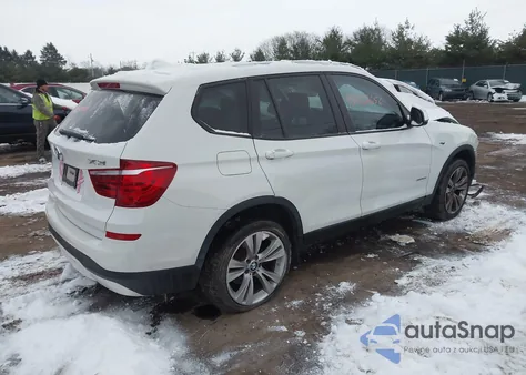 2015 BMW X3 xDrive28I z USA, uszkodzony, nr VIN 5UXWX9C5XF0D47881